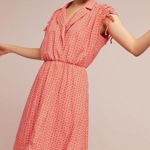 NWT Carlotta Ruched Shirt Dress